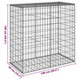 Voir la diapositive 6 : VIDAXL Panier gabion avec couvercle 100x50x100 cm fer galvanise