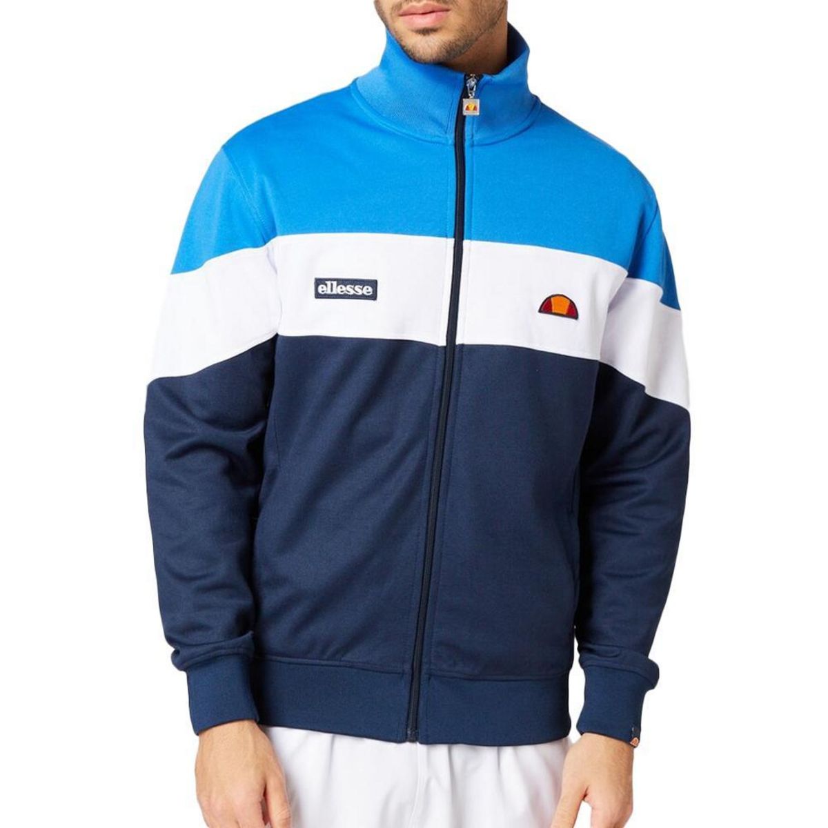 ELLESSE Veste /Blanc/Marine Homme Ellesse Caprini