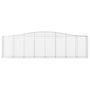 Voir la diapositive 3 : VIDAXL Panier de gabions arque 400x50x100/120 cm Fer galvanise
