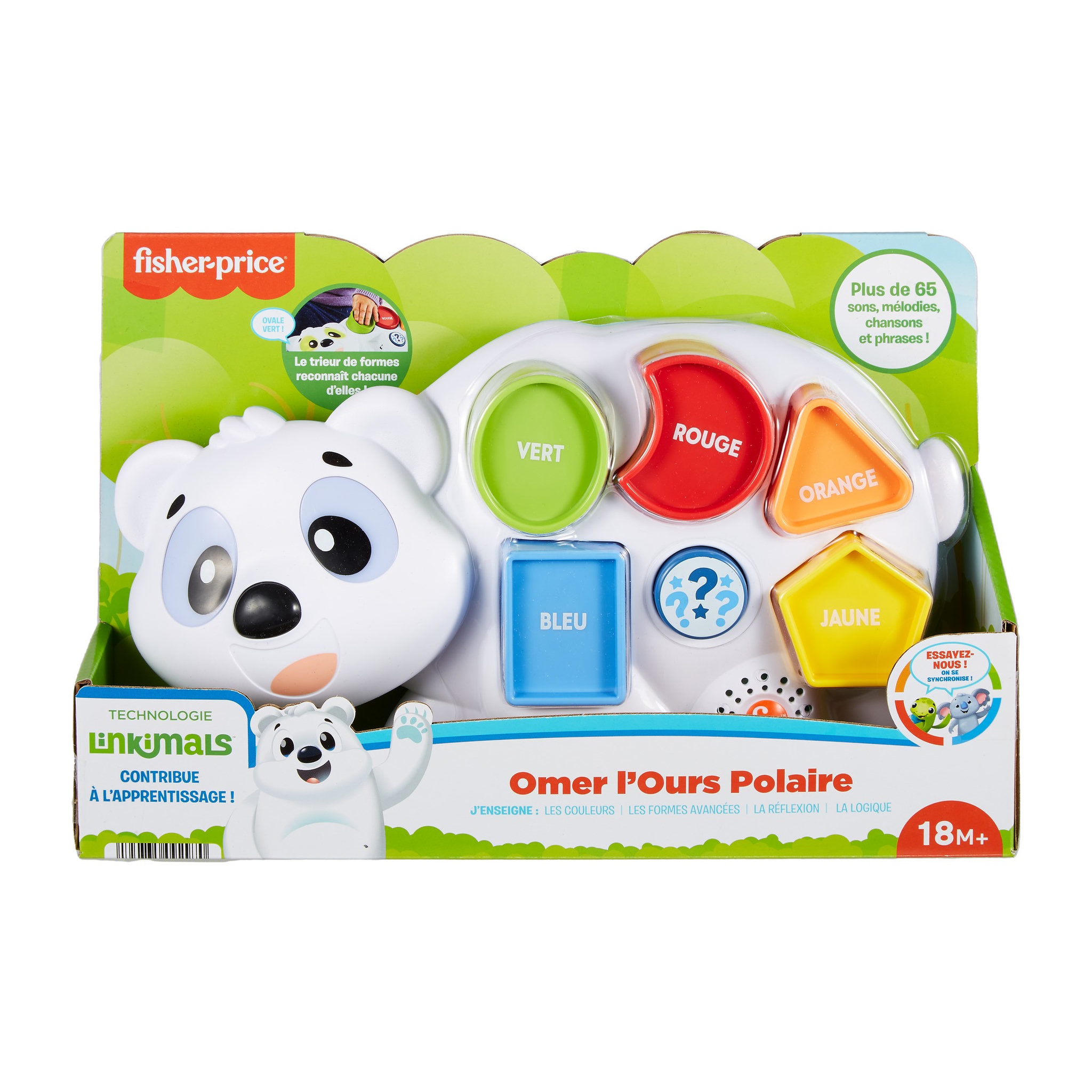 Voir la diapositive 1 : Fisher price Omer l'ours polaire