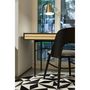 Voir la diapositive 5 : Paris Prix Bureau 2 Tiroirs en Bois  Stripe  130cm Chêne & Noir
