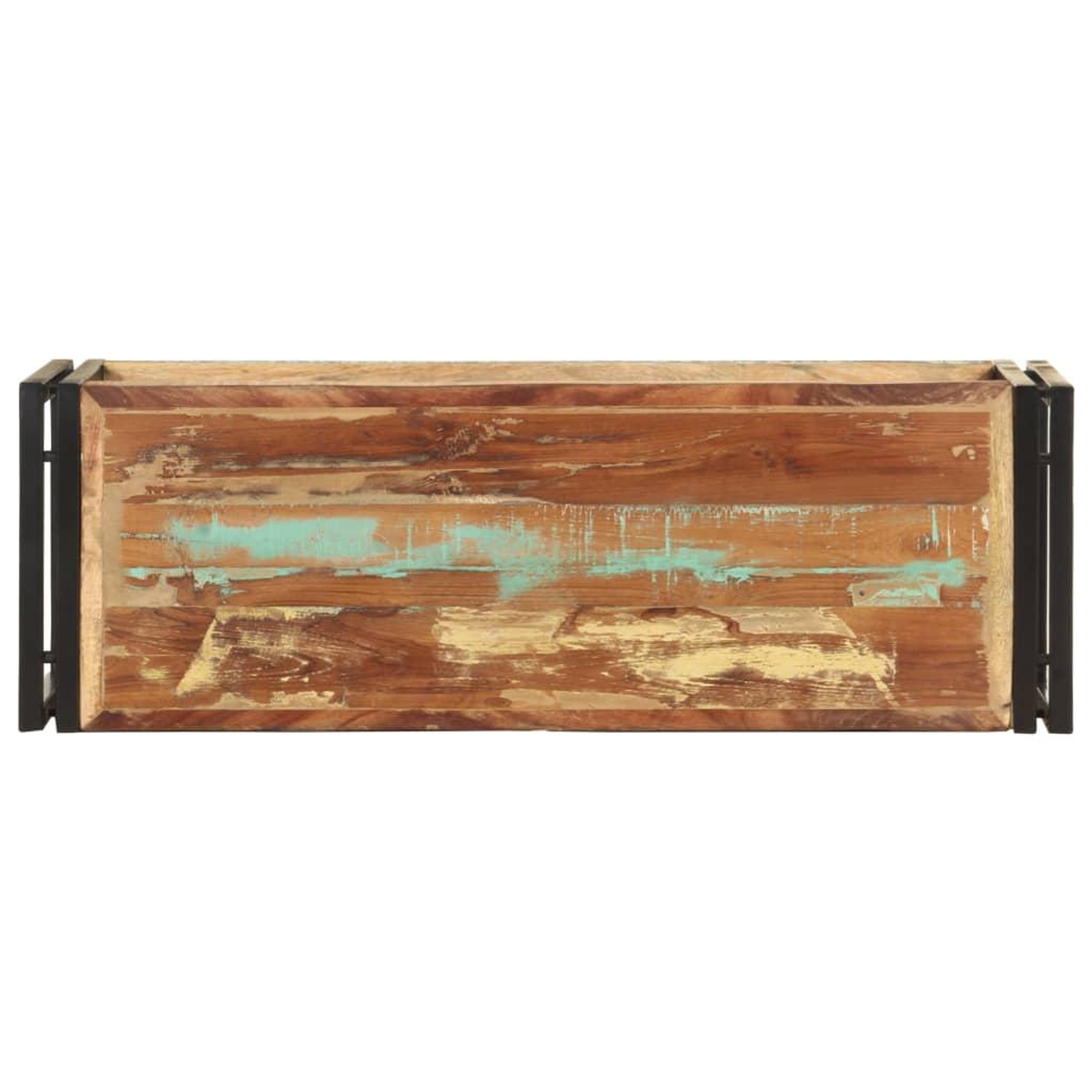Voir la diapositive 3 : VIDAXL Meuble TV 90x30x40 cm Bois de recuperation massif