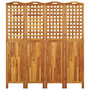 Voir la diapositive 5 : VIDAXL Cloison de separation 4 panneaux 162x2x180 cm Bois d'acacia