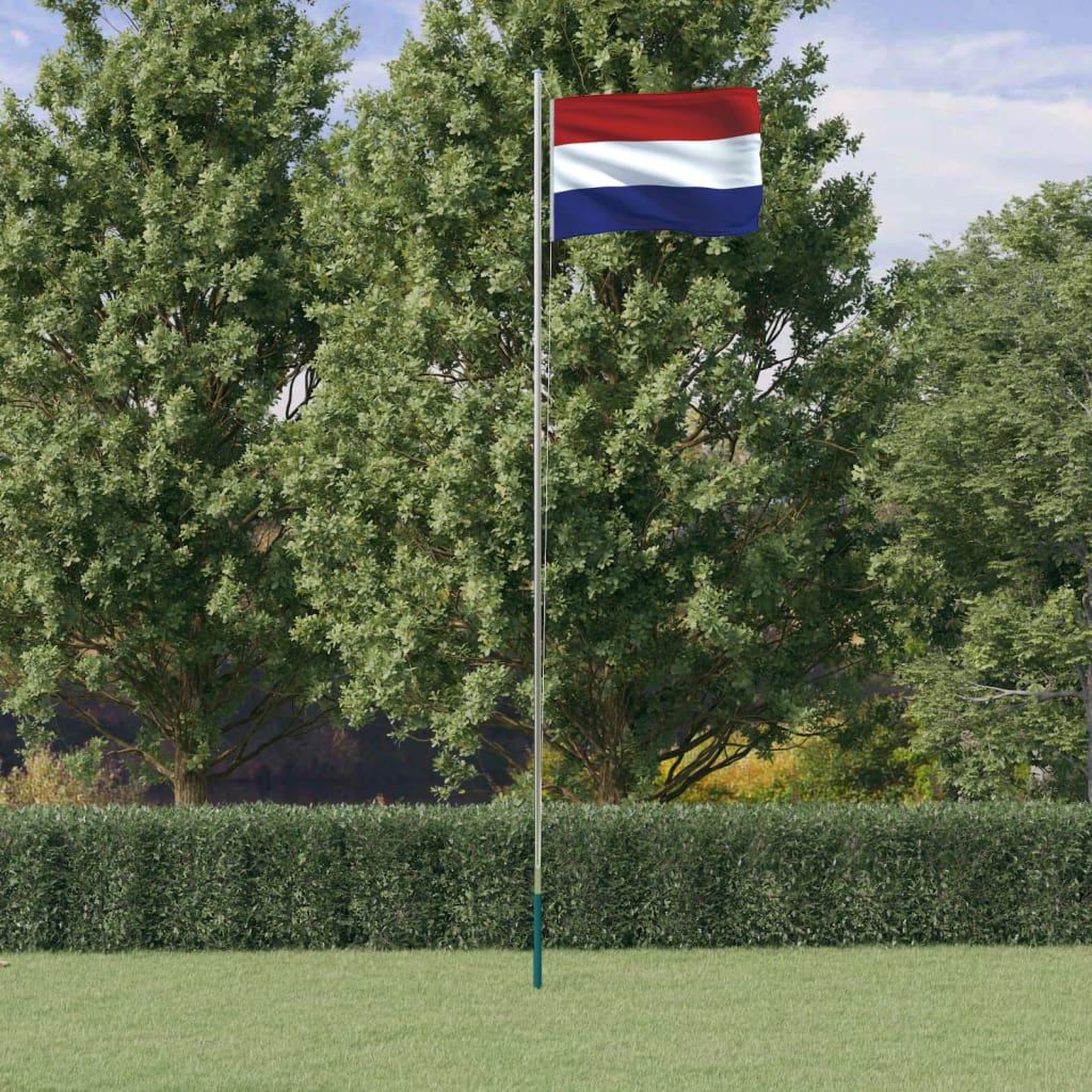 Voir la diapositive 1 : VIDAXL Drapeau des Pays-Bas et mat 6,23 m Aluminium