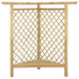 Voir la diapositive 3 : VIDAXL Pergola d'angle avec banc 166x81x174 cm Bois de pin impregne