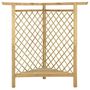 Voir la diapositive 3 : VIDAXL Pergola d'angle avec banc 166x81x174 cm Bois de pin impregne