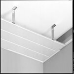 Grosfillex Lot de 10 suspentes pour plafond lambris GROSFILLEX, 15cm