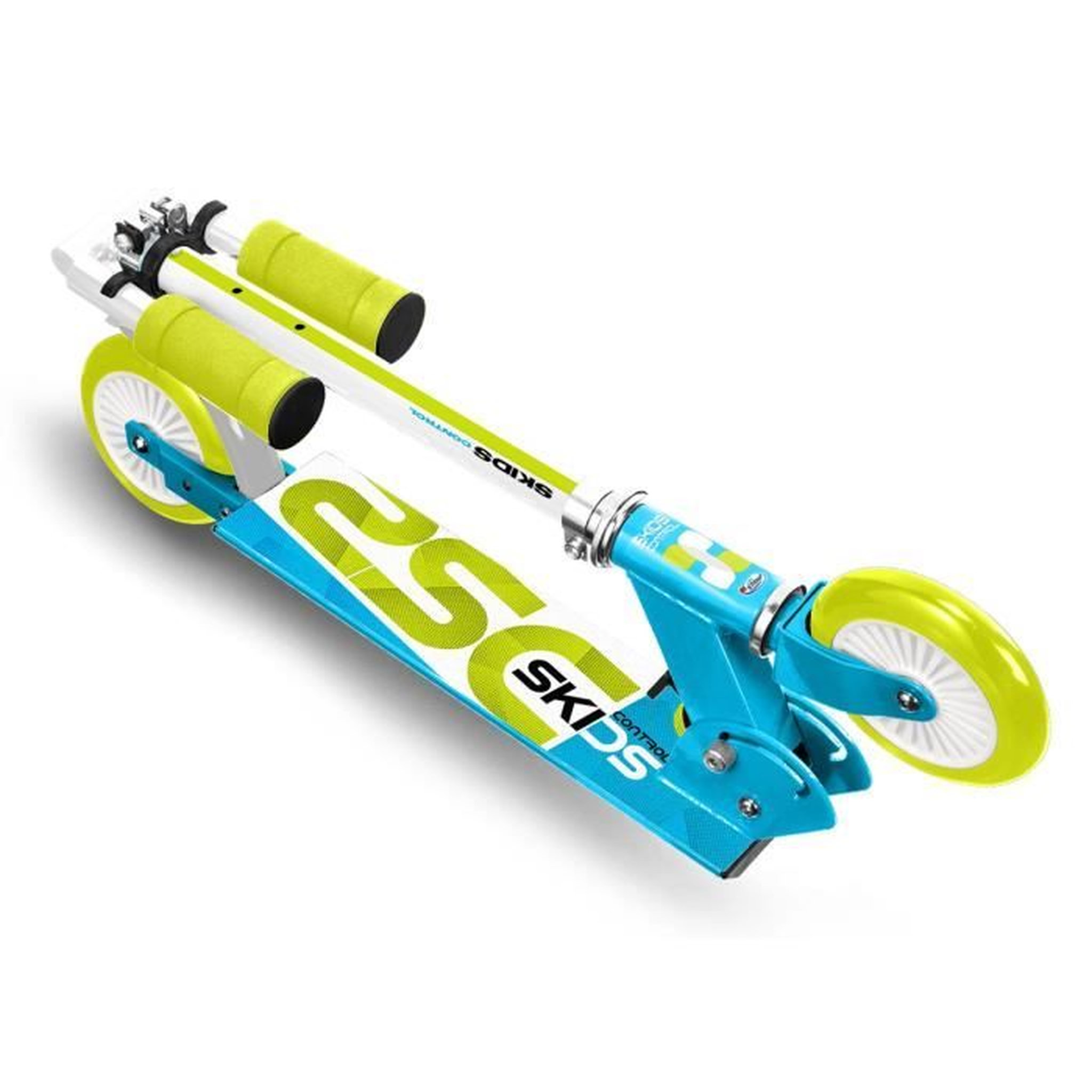 Voir la diapositive 3 : Trottinette pliable - bleue 