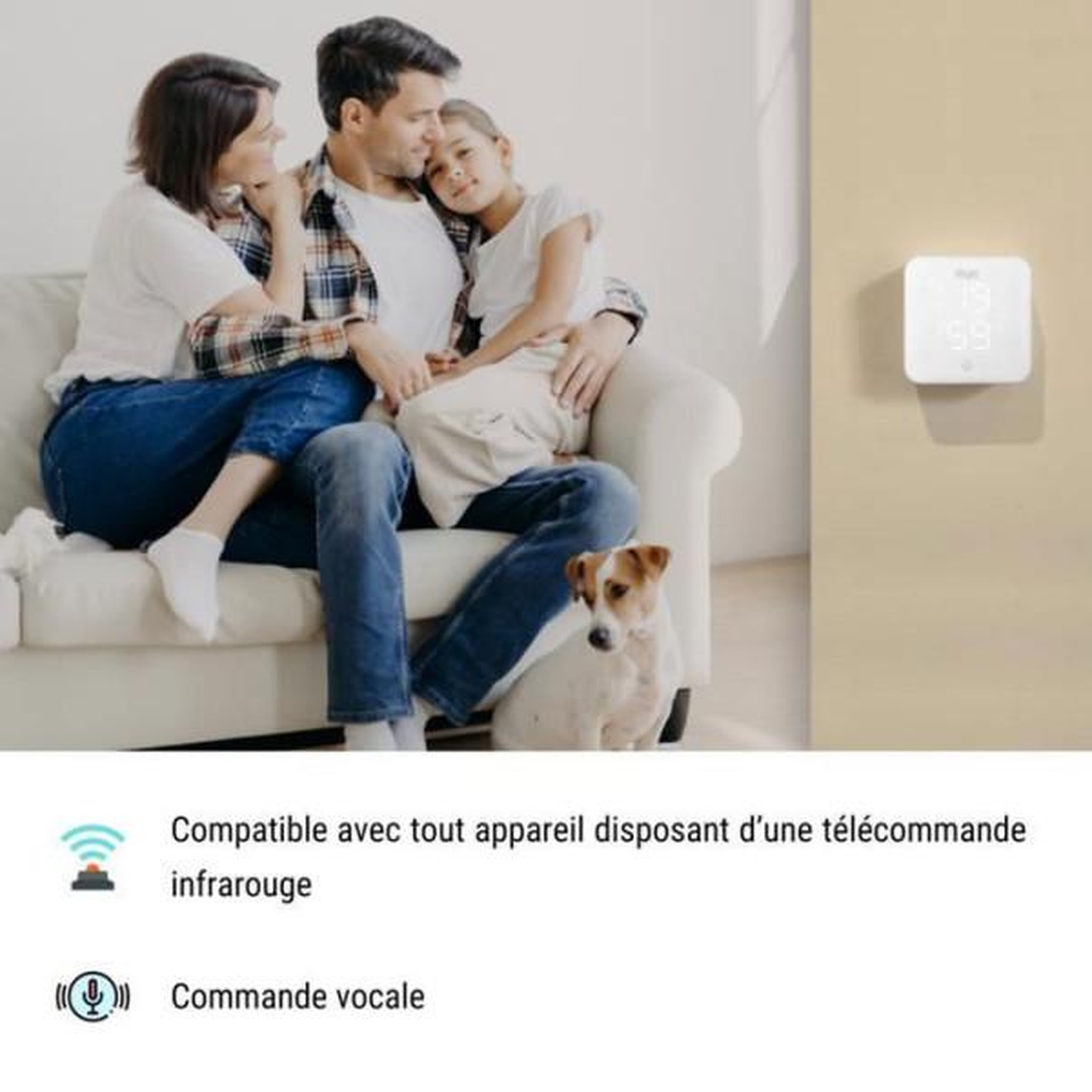 Voir la diapositive 4 : KONYKS Thermostat wi-fi pour pompes a chaleur et climatiseurs