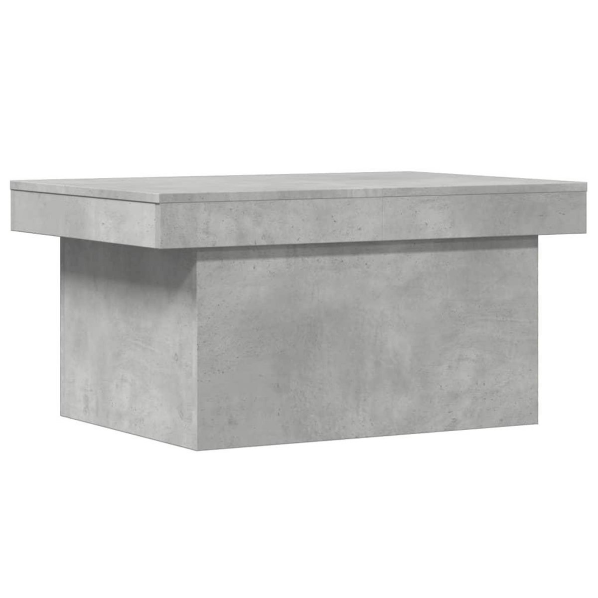 VIDAXL Table basse gris beton 100x55x40 cm bois d'ingenierie