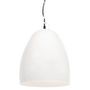 Voir la diapositive 2 : VIDAXL Lampe suspendue industrielle 25 W Blanc Rond 42 cm E27
