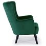 Voir la diapositive 3 : Paris Prix Fauteuil Scandinave Velours  Velvet  94cm Vert