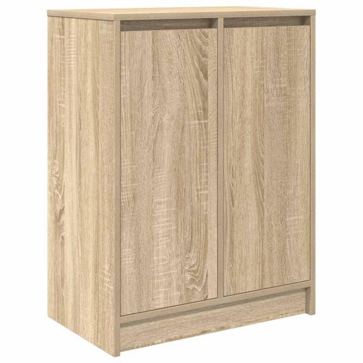 VIDAXL Armoire à chaussures chêne sonoma 57x34x76 cm bois d ingénierie