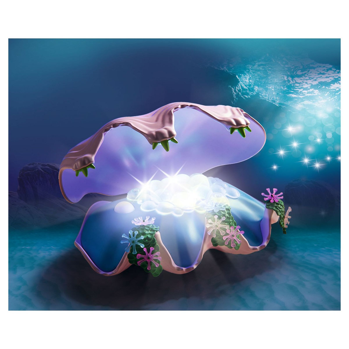 PLAYMOBIL 70095 - Magic - Coquillage lumineux avec sirènes
