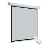 HOMCOM Ecran de projection motorisé home-cinéma format 4:3 84 pouces 171L x 128H cm blanc