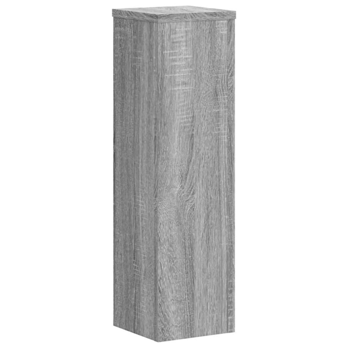 VIDAXL Supports pour plantes 2 pcs sonoma gris bois d'ingenierie