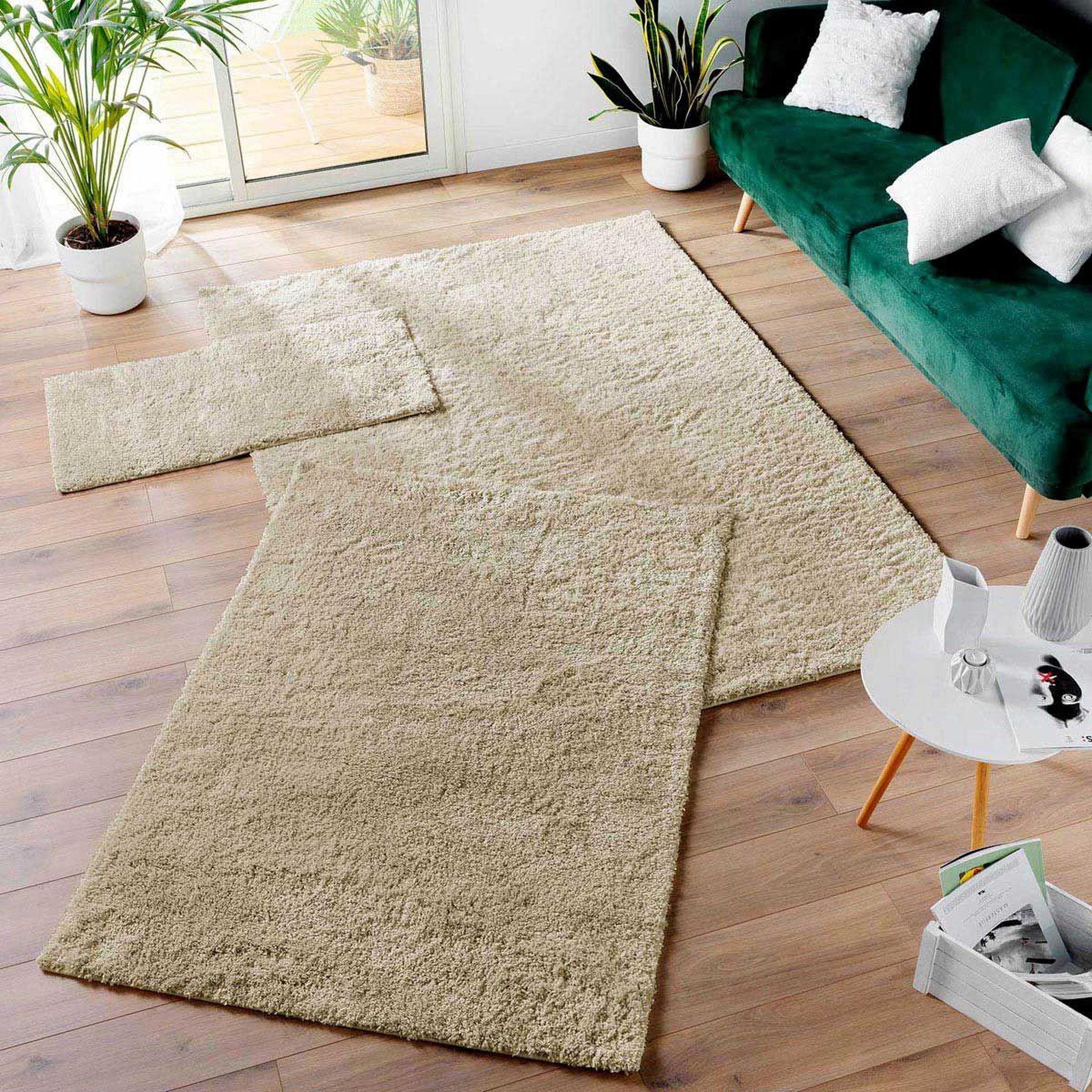 Voir la diapositive 4 : Douceur d'Intérieur Tapis shaggy uni  tango  120x170cm taupe