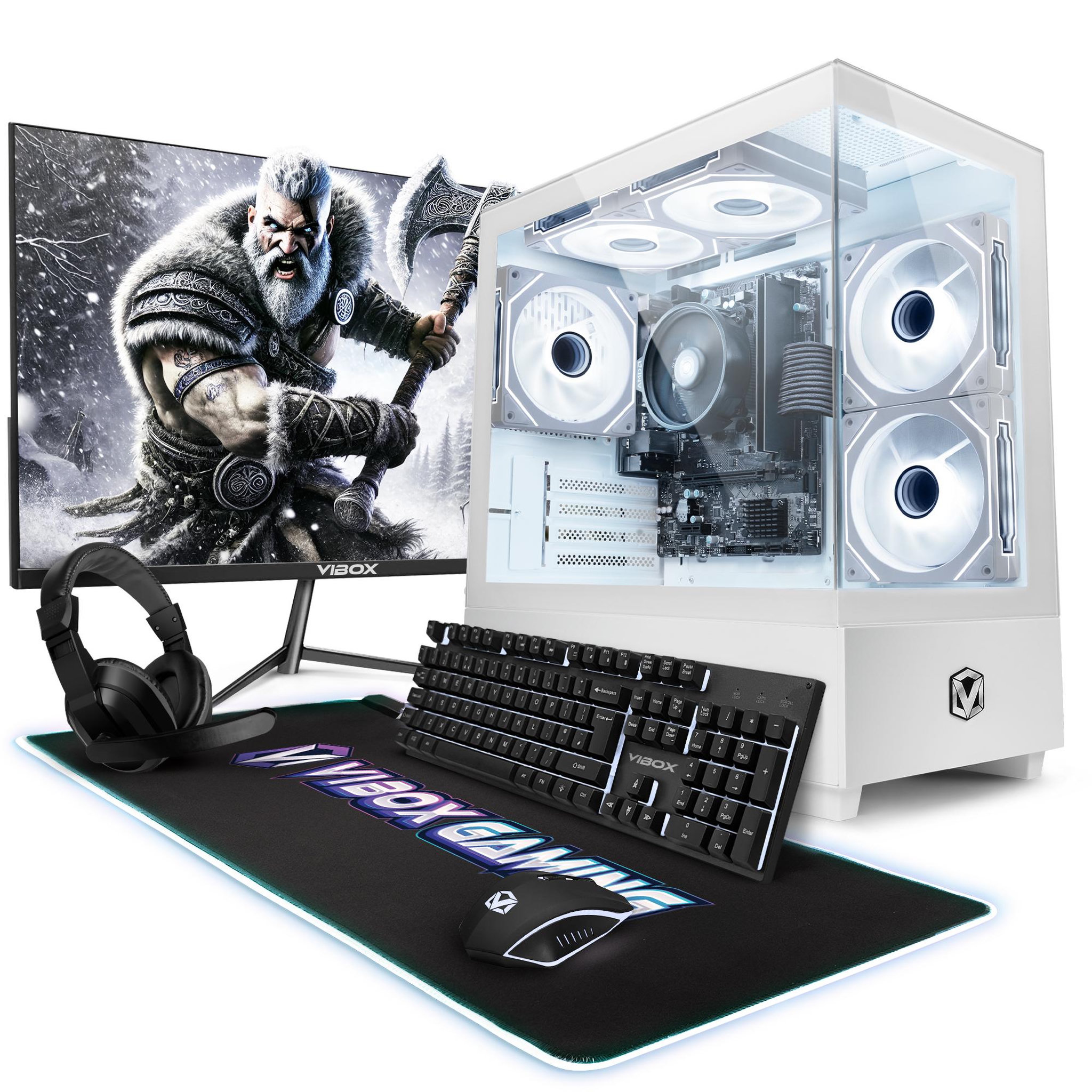 VIBOX PC Gamer Complet - Ryzen 3 3200G, 16 Go RAM, 1 To SSD, Windows 11, WiFi 6 + Bluetooth 5.4