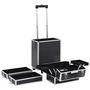 Voir la diapositive 5 : VIDAXL Chariot de maquillage Aluminium Noir