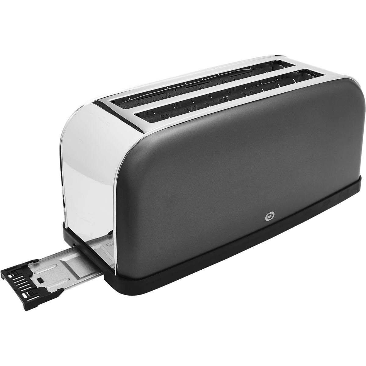 ESSENTIEL B Grille-pain EGP 2i Ciabatta Gris Minéral