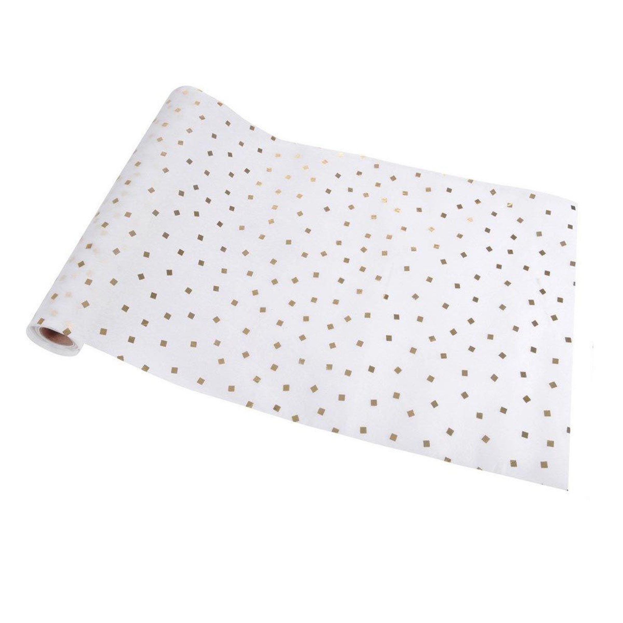 HOMEA Chemin de table jetable  gold pattern  28cmx5m or