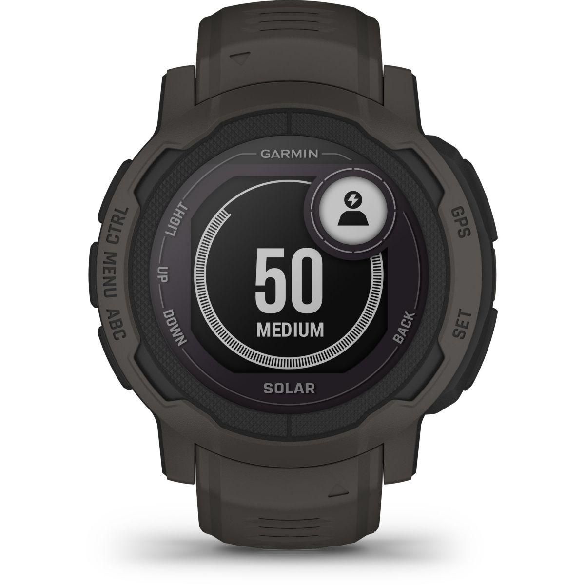 GARMIN Montre sport Instinct 2 Solar Graphite