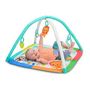 Voir la diapositive 5 : Bright Starts BRIGHT STARTS Tapis de sol éveil bébé évolutif pliable- Jungle Bleu- arche avec jouets sensoriels et musicaux, miroir
