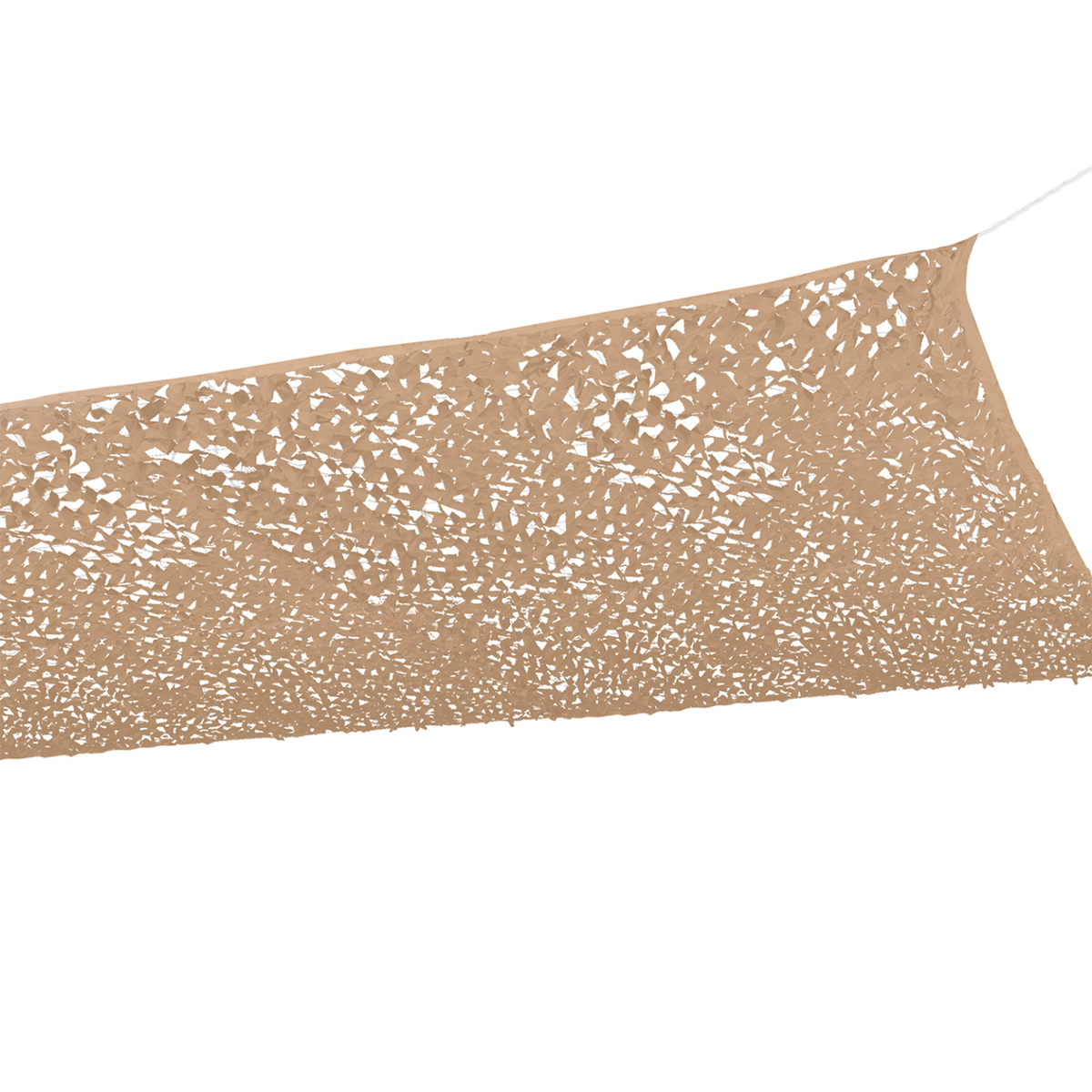 ID MARKET Voile d'ombrage rectangulaire design ombrière camouflage 4x6 M sable