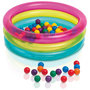 Voir la diapositive 1 : INTEX Piscine à balles 86 cm