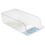 FIVE Bac de Rangement Cannettes Frigo  Streaks  35cm Transparent