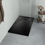 Voir la diapositive 1 : VIDAXL Bac de douche SMC Noir 80 x 80 cm