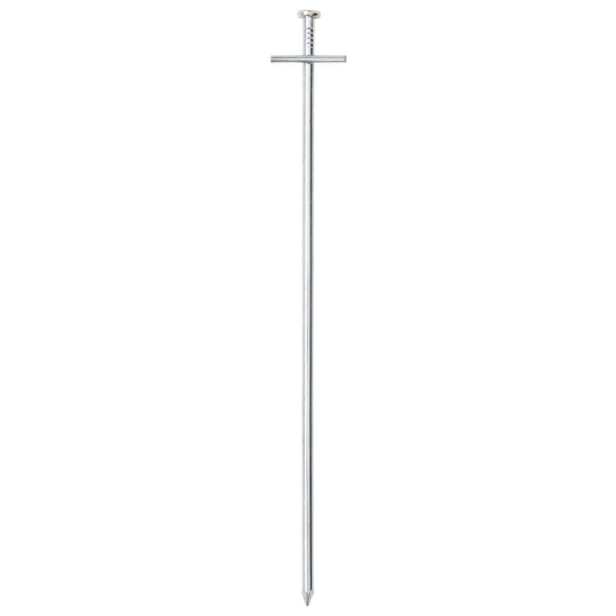 VIDAXL Piquets de tente 24 pcs 29,5 cm Ø6 mm acier galvanise