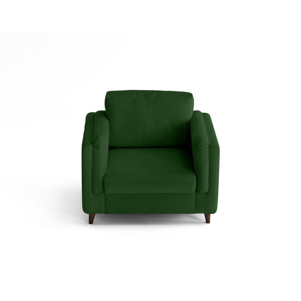 LISA DESIGN Brooke - fauteuil en velours pieds en bois