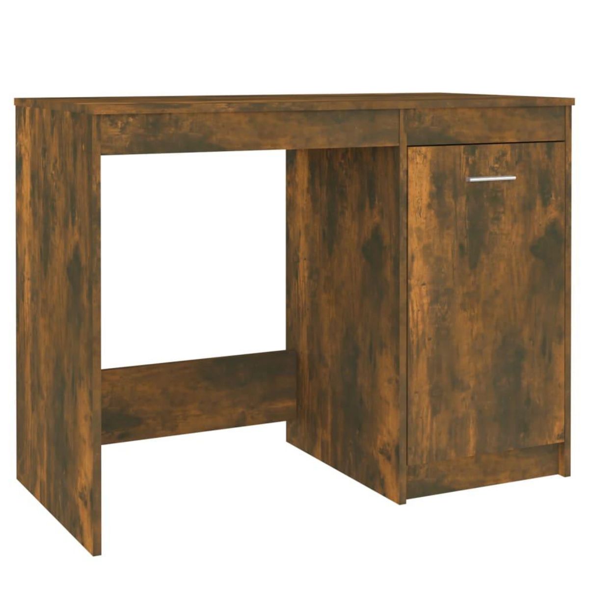 VIDAXL Bureau Chene fume 100x50x76 cm Bois d'ingenierie