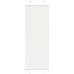 VIDAXL Store plisse blanc 75x200 cm largeur du tissu 74,4 cm polyester
