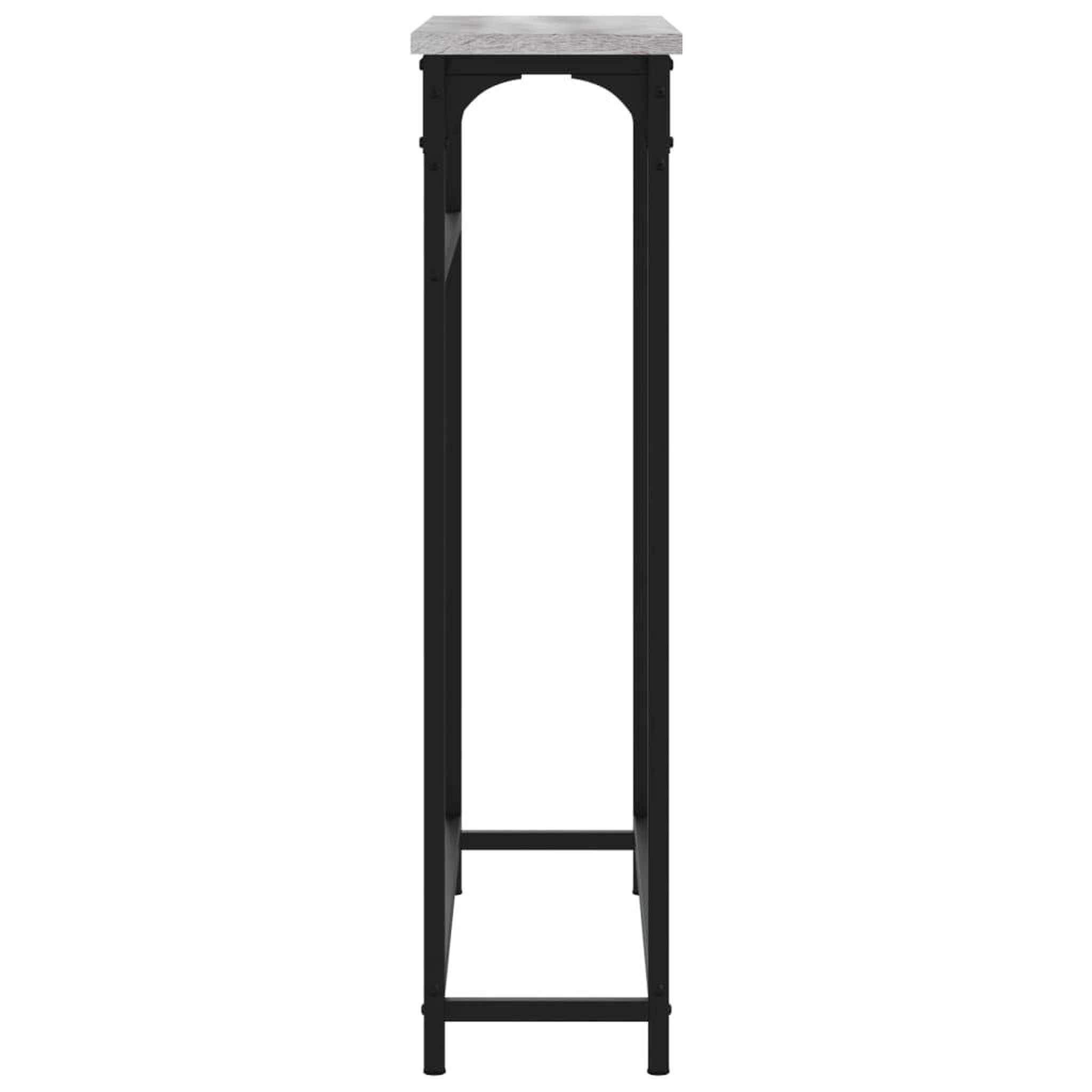 Voir la diapositive 5 : VIDAXL Table console sonoma gris 75x19,5x75 cm bois d'ingenierie