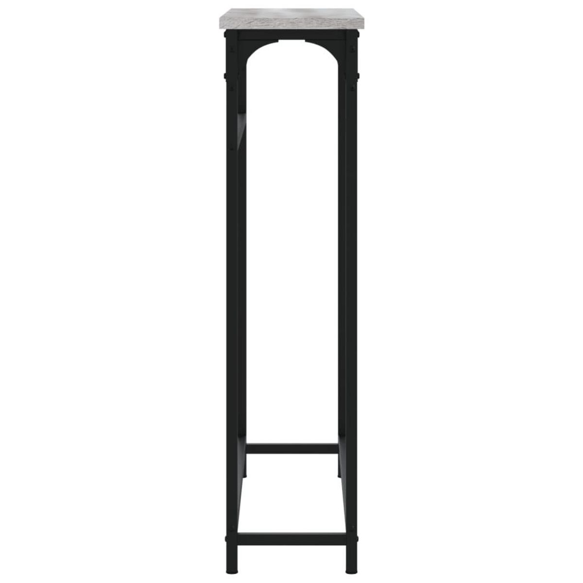 VIDAXL Table console sonoma gris 75x19,5x75 cm bois d'ingenierie