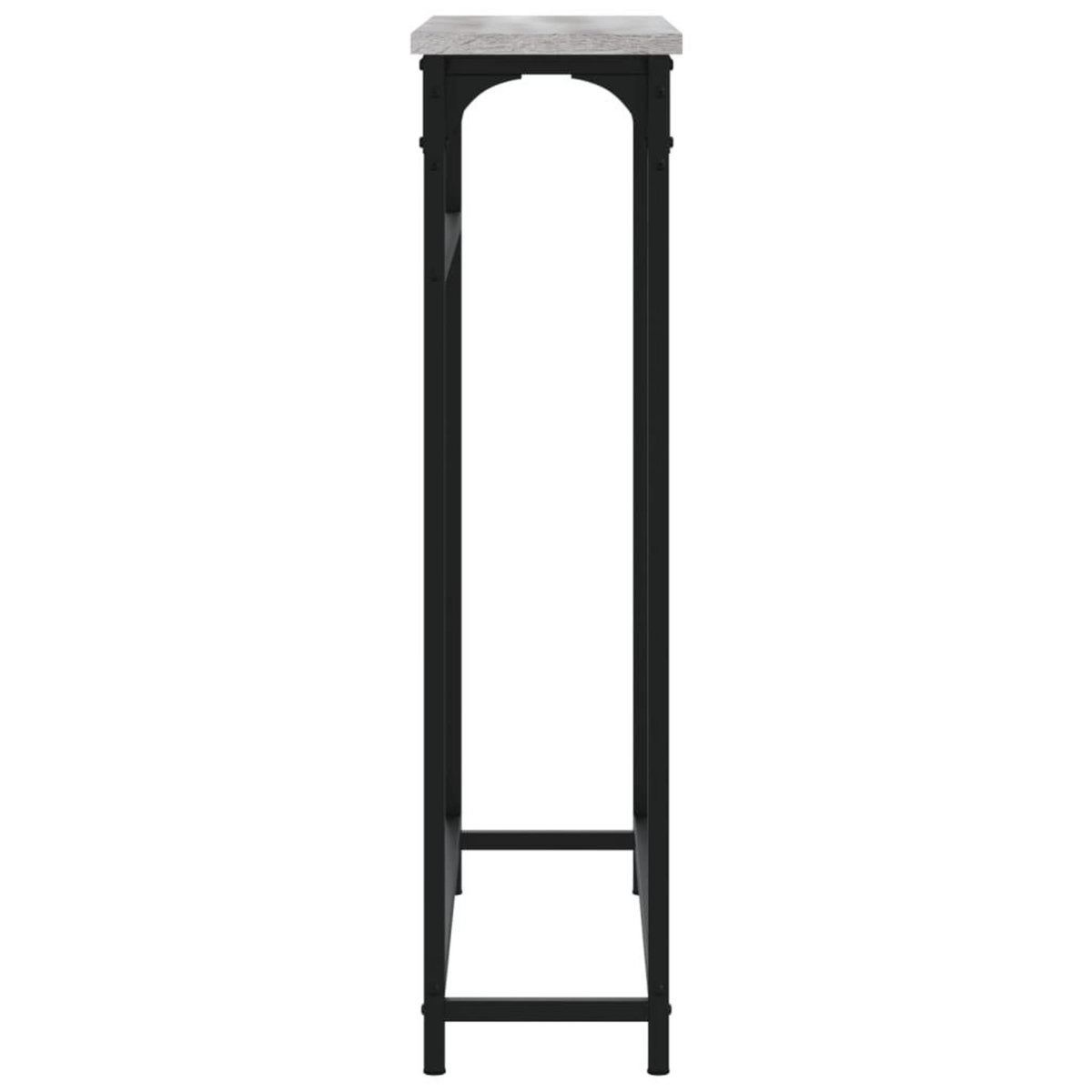 VIDAXL Table console sonoma gris 75x19,5x75 cm bois d'ingenierie