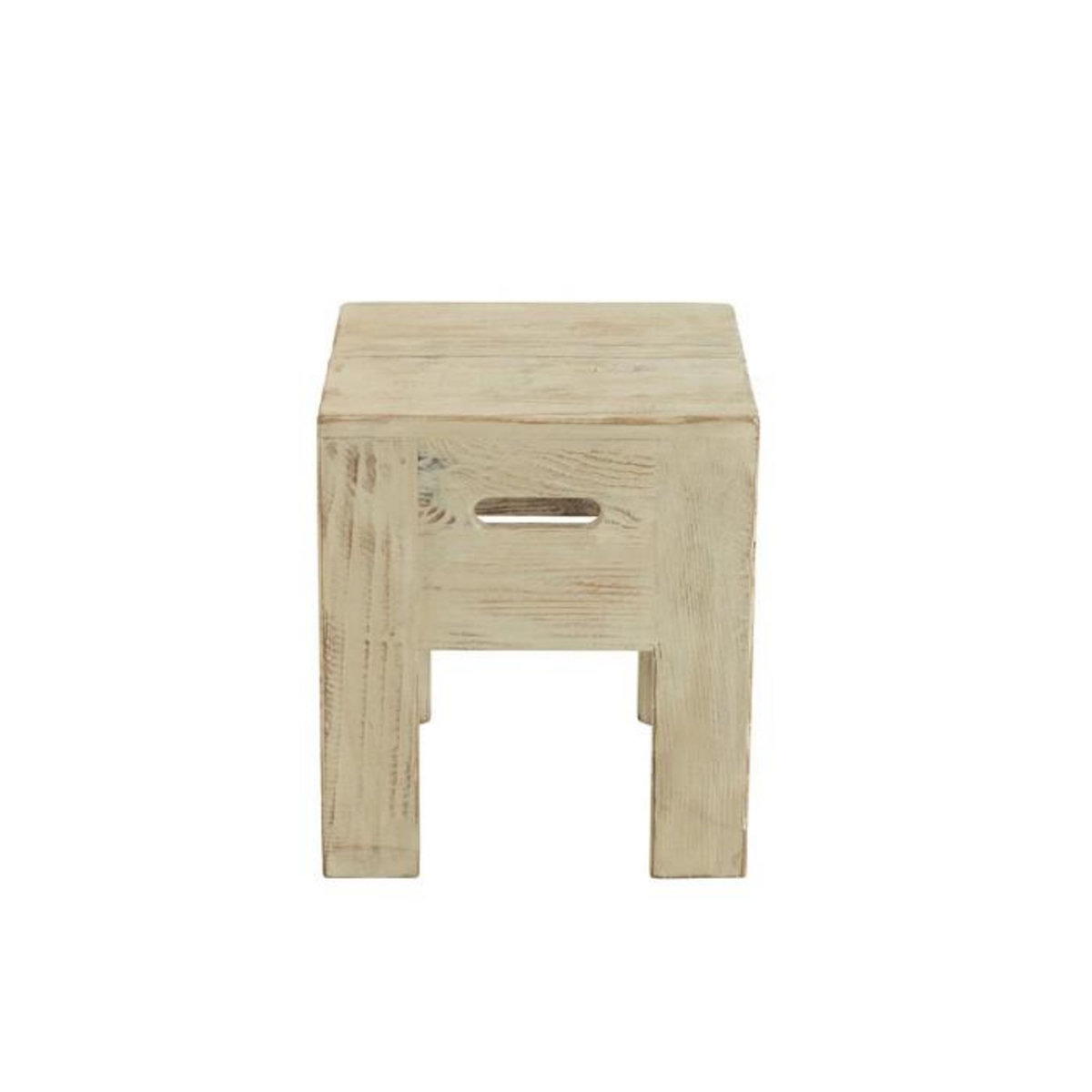 Paris Prix Tabouret en Bois  Will  40cm Blanc