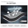 Voir la diapositive 3 : tectake Bâche de voiture imperméable et respirante avec couche en mousse de 4 mm gris XL (533 x 178 x 120 cm)