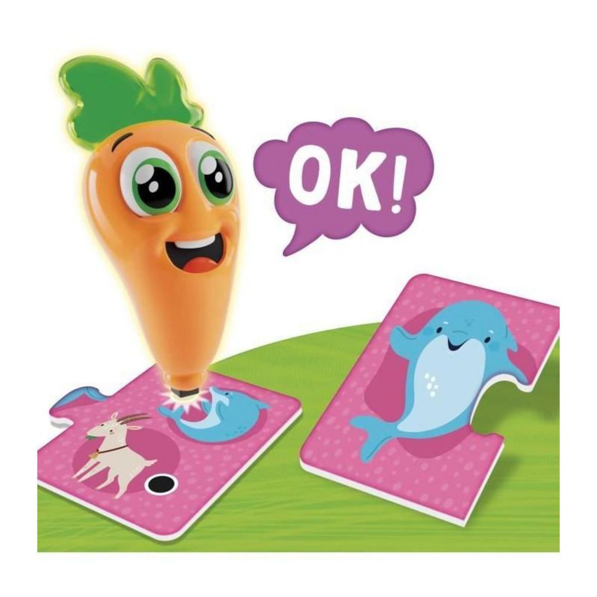 LISCIANI GIOCHI Stylo parlant - CAROTINA BABY - Apprentissage des animaux, Stylo interactif