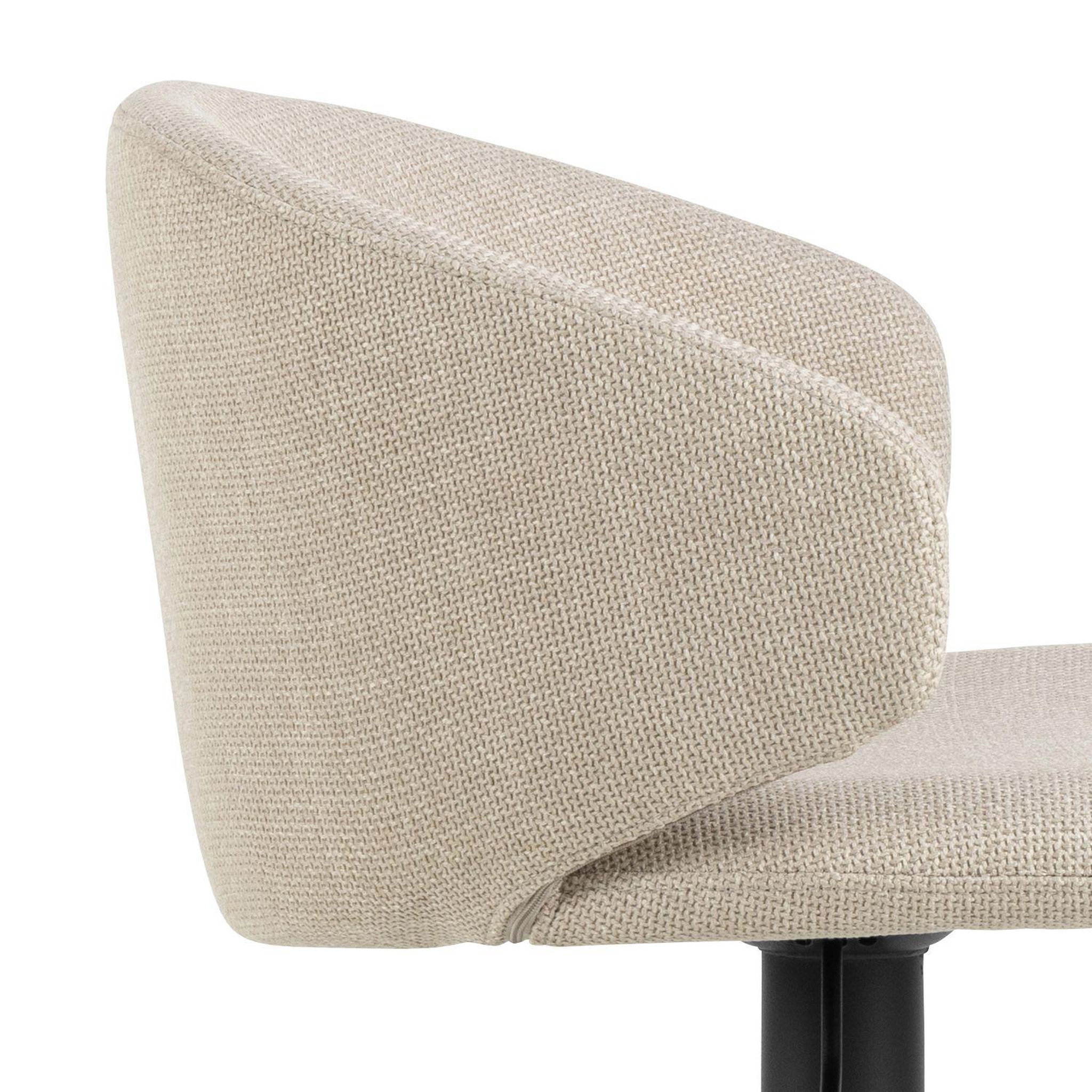 Voir la diapositive 5 : TOILINUX Lot de 2 tabourets de bar zanzibar - beige