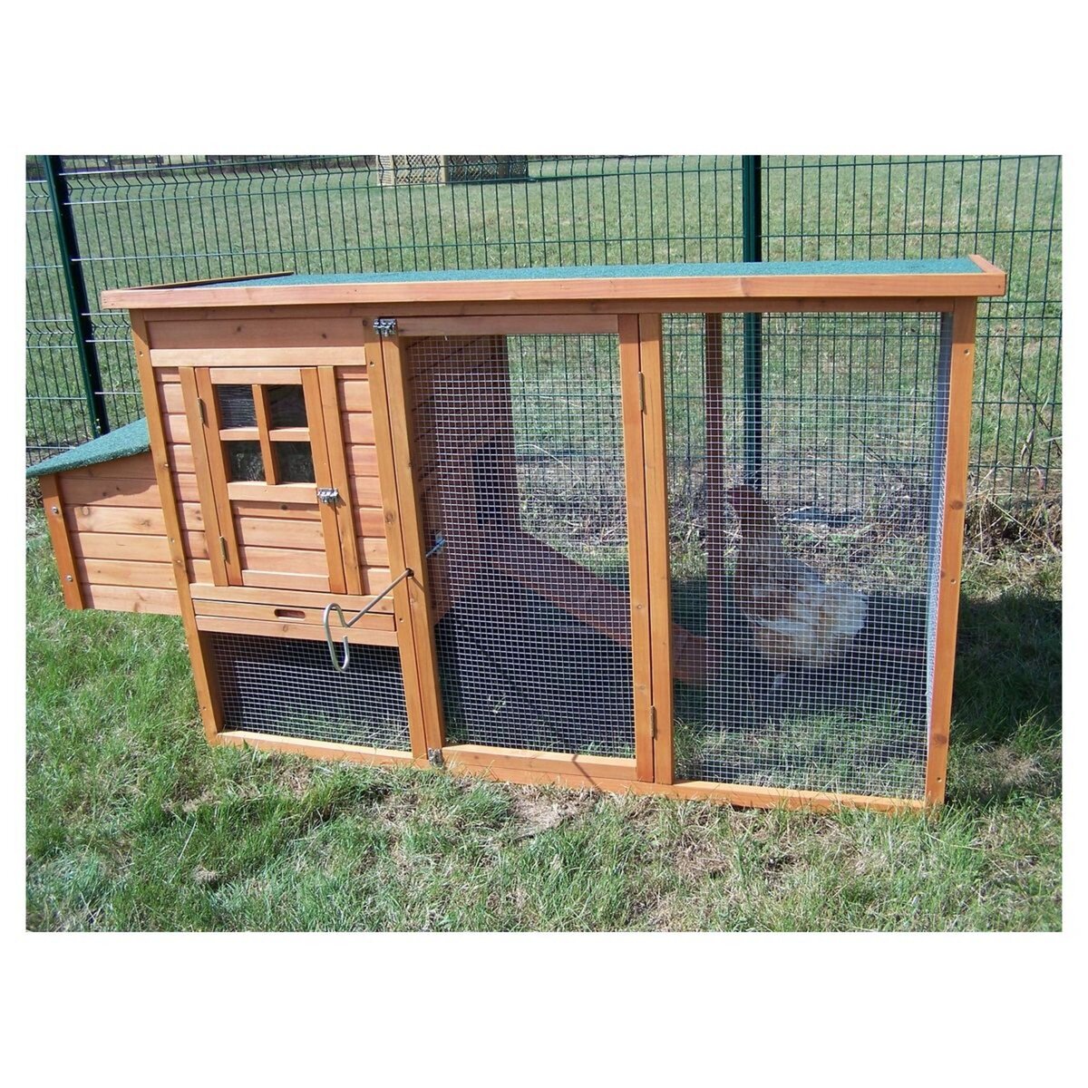 Habita Poulailler standard / 1,50 m2 / 3-4 poules / toit bitumé 1 pente