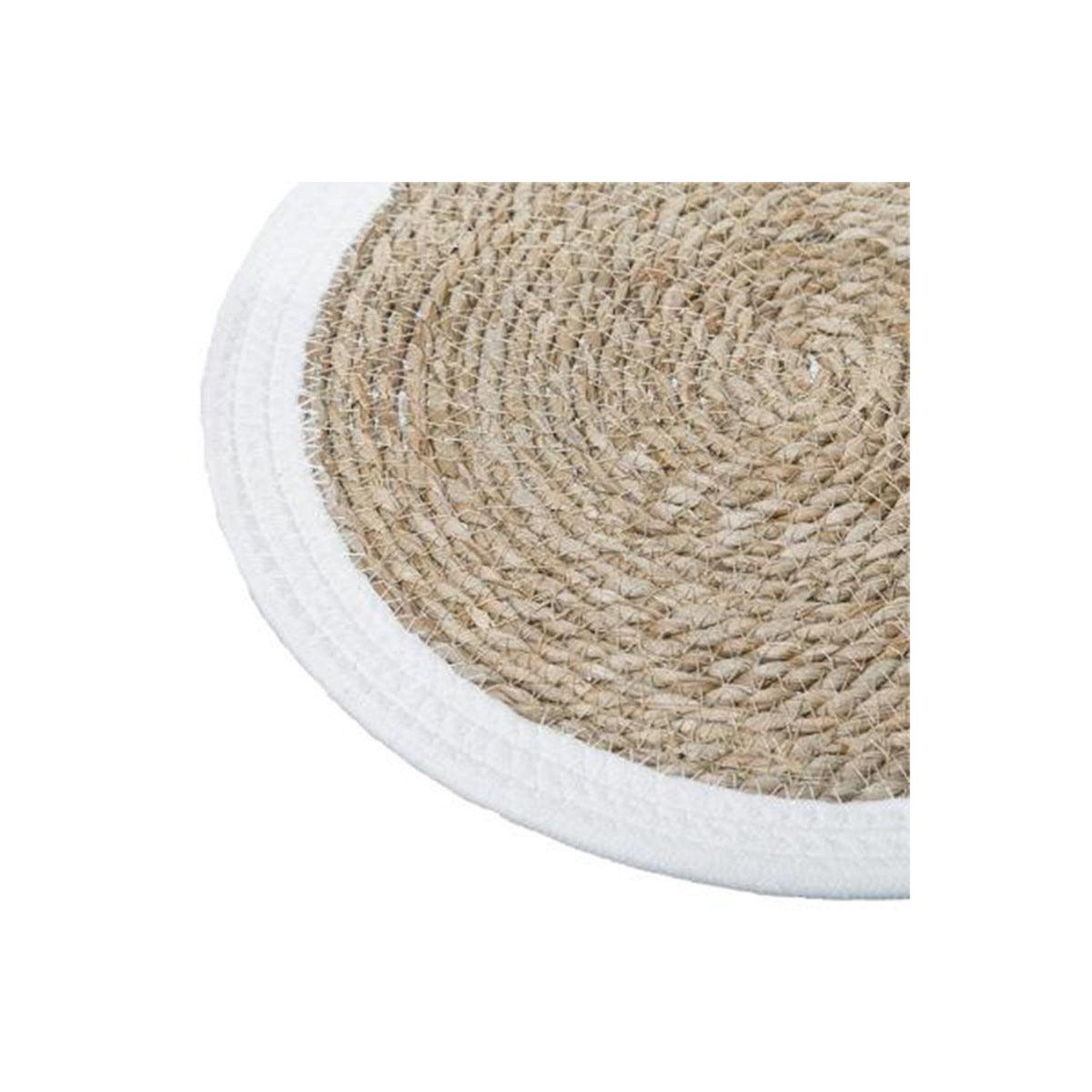 Voir la diapositive 2 : SECRET DE GOURMET Set de table déco  happy pop  38cm blanc