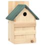Voir la diapositive 2 : VIDAXL Nichoirs 4 pcs 23x19x33 cm Bois de sapin
