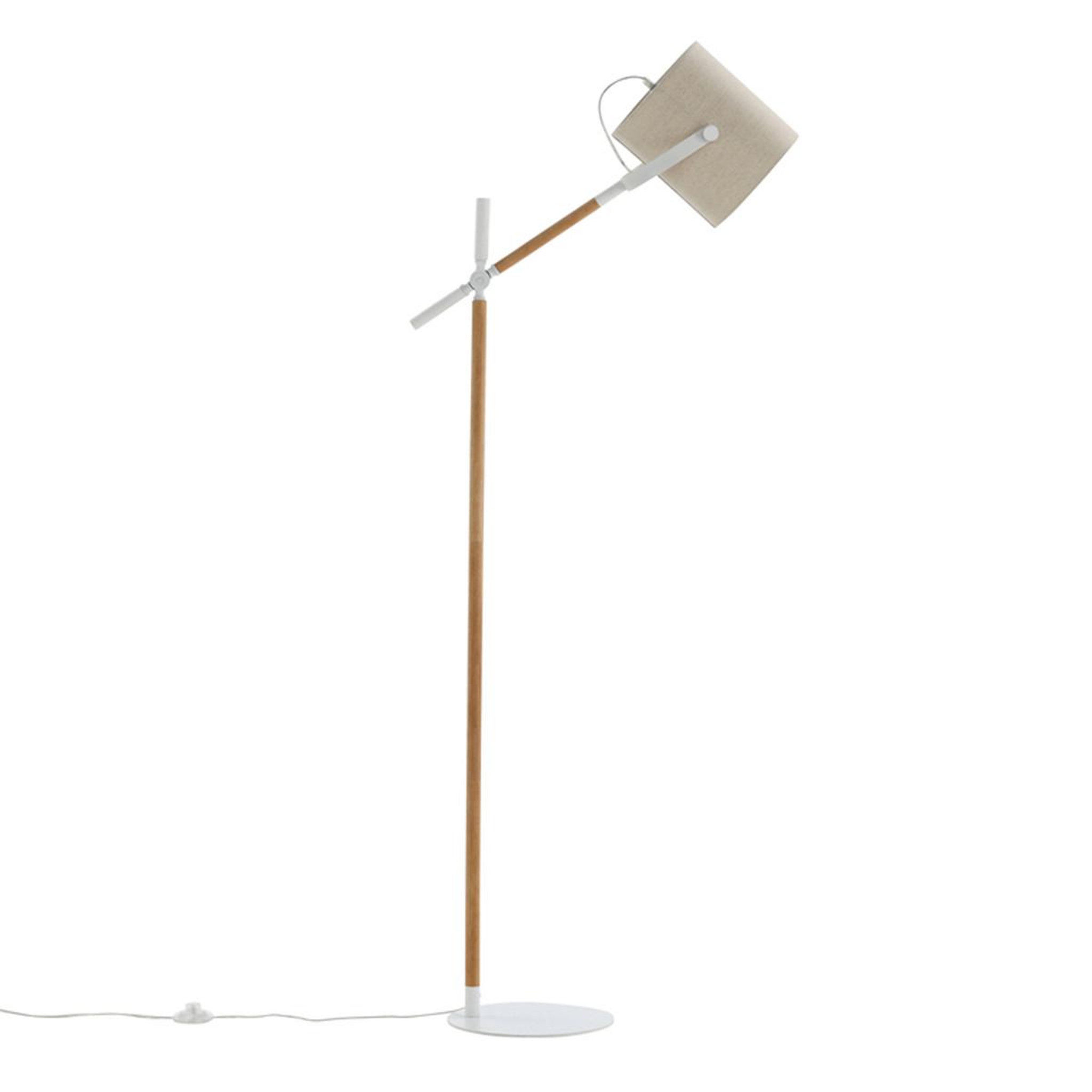 Paris Prix Lampadaire design  dennis  156cm blanc
