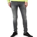 DIESEL Jean Slim  délavé Homme Diesel Tepphar67. Coloris disponibles : Gris