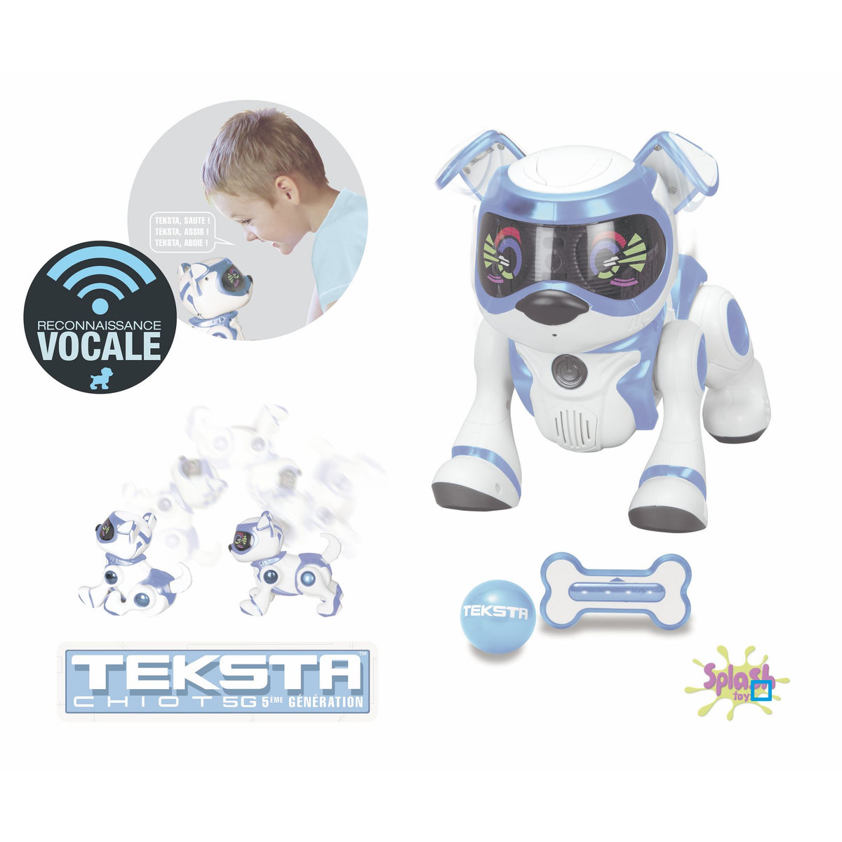 SPLASH TOYS Teksta Puppy 5g à Reconnaissance Vocale