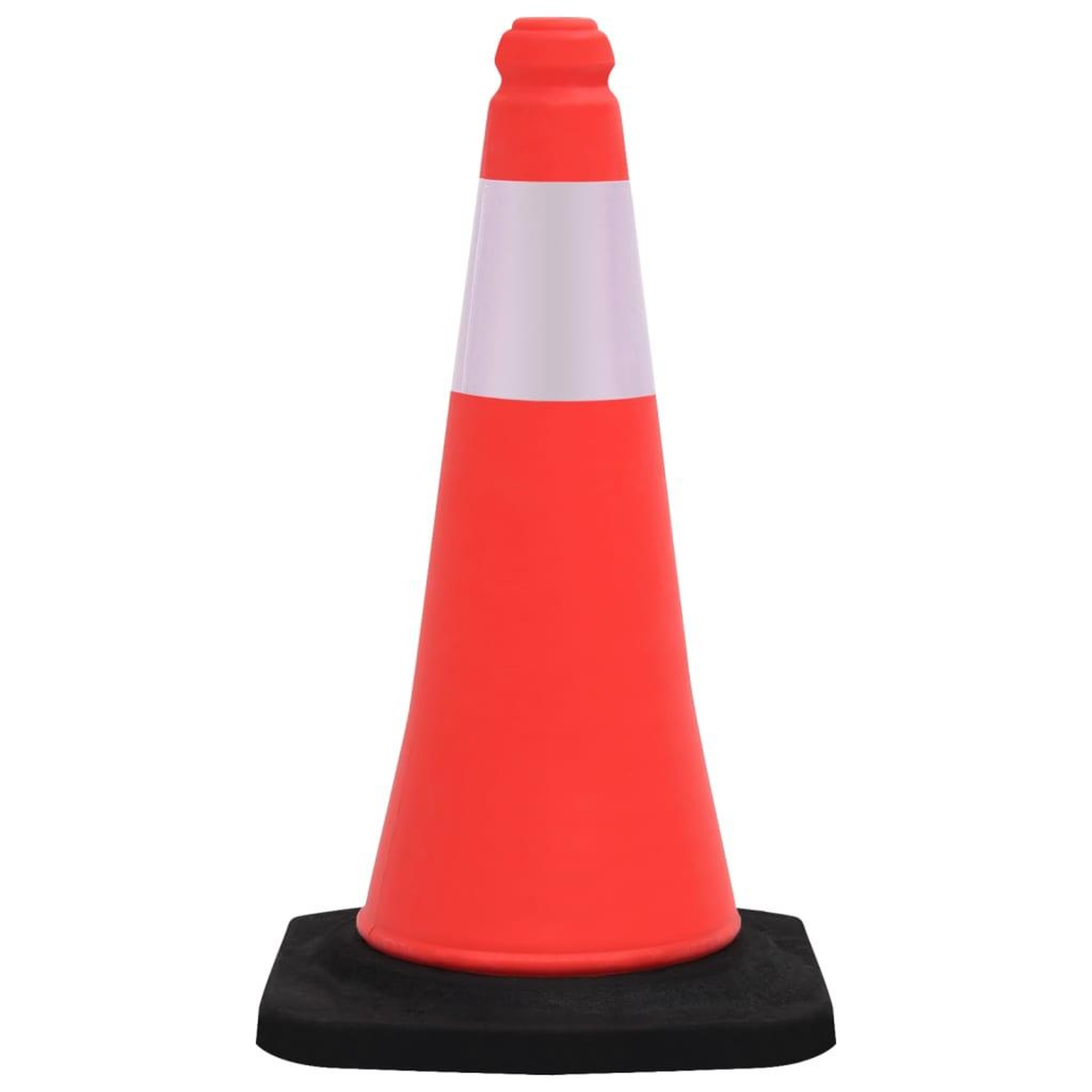 Voir la diapositive 3 : VIDAXL Cones de signalisation reflechissants a base lourde 10 pcs 50cm