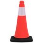 Voir la diapositive 3 : VIDAXL Cones de signalisation reflechissants a base lourde 10 pcs 50cm
